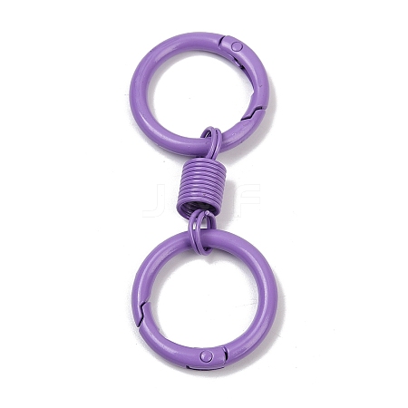 Alloy Spring Gate Clasps PALLOY-Q009-01K-1