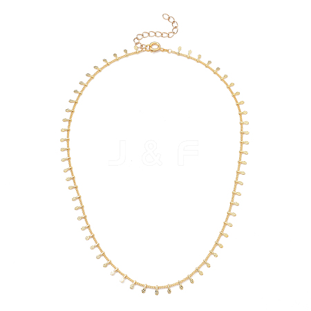 Brass Curb Chain Necklaces NJEW-JN03070-02-1