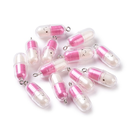 Translucent Plastic Pendants LS-KY-L006-29G-1