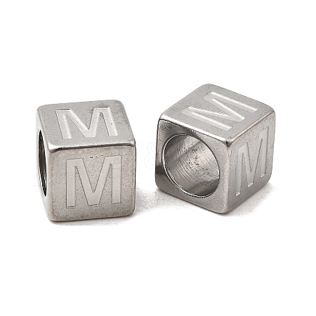304 Stainless Steel European Beads STAS-D382-02M-P-1