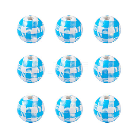 Natural Wooden Beads WOOD-TAC0010-05F-1