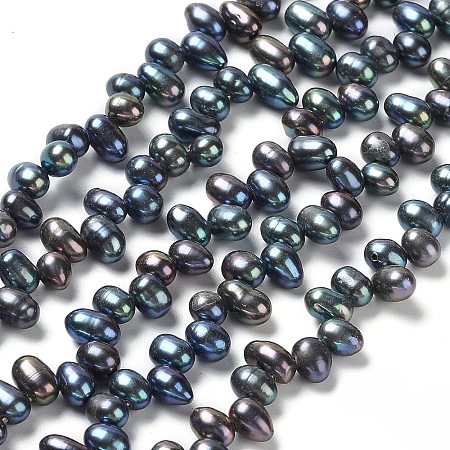 Natural Cultured Freshwater Pearl Beads Strands PEAR-J007-87-1