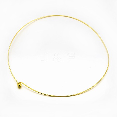 Brass Necklace Making X-BJEW-F132-01G-1