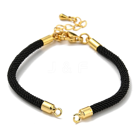 Nylon Cords Bracelet Makings Fit for Connector Charms AJEW-P116-02G-05-1
