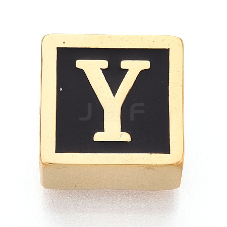 304 Stainless Steel Black Enamel Square Spacer Bars STAS-T073-58Y-G-1