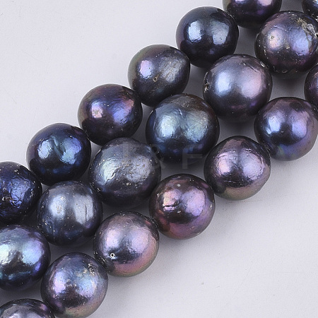 Natural Baroque Pearl Keshi Pearl Beads Strands PEAR-Q015-021-1