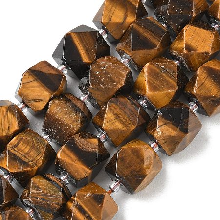 Natural Tiger Eye Beads Strands GG-CBAF8A8-A07-01-1