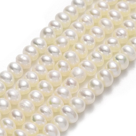 Natural Cultured Freshwater Pearl Beads Strands PEAR-A005-03A-01-1