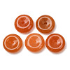 Natural Red Aventurine Peace Donut Pendants GG-CBA04F4-02A-1