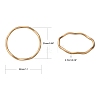 Smooth Surface Alloy Linking Ring X-PALLOY-S117-164-3