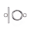 304 Stainless Steel Toggle Clasps X-STAS-F040-41-P-2