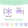 120Pcs Transparent Acrylic Beads OACR-SC0003-02A-2