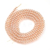 Electroplate Glass Beads Strands EGLA-I013-2mm-PL01-2