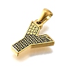Golden 304 Stainless Steel Pendants STAS-K300-01G-Y-2