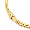 2.5MM Brass European Style Round Snake Chain Bracelets for Jewelry Making BJEW-G703-02G-2