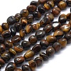 Natural Tiger Eye Beads Strands G-E505-01B-1