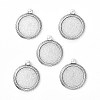 Tibetan Style Alloy Pendant Cabochon Settings LS-TIBEP-N003-71AS-1