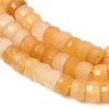 Natural Topaz Jade Heishi Beads Strands G-A299-A21-01-4