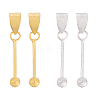 4Pcs 2 Colors 925 Sterling Silver Pendant Bails STER-HS0001-15-1