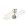 Glass Big Pointed Pendants GLAA-XCP0001-66-2