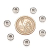 Brass Micro Pave Cubic Zirconia Beads LS-ZIRC-F001-121P-5