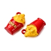 Baking Paint Alloy Pendants FIND-G097-05H-2