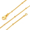 2mm Rack Plating Brass Satellite Chain Necklaces for Women Men MAK-L044-33G-4