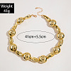 Alloy & CCB Plastic Beaded Necklaces FS-WG4655B-06-2