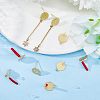 50Pcs Alloy Stud Earring Findings FIND-FH0005-72-4