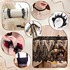 40M Nylon Elastic Double Edged Picot Lace Ribbons OCOR-WH0101-47A-6