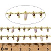 Handmade Brass Column Link Chains CHC-L053-12G-01-2