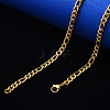 Vacuum Plating 304 Stainless Steel Figaro Chain Necklaces NJEW-S420-003B-G-4