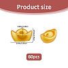 Resin Gold Ingot Mini Model DJEW-FH0001-43B-2
