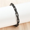 304 Stainless Steel Chain Bracelets for Women Men BJEW-Z143-29AS-3