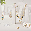 20Pcs 5 Colors Moon Alloy Enamel Connector Charms FIND-TA0002-19-7