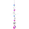 1Pc Iron Big Pendant Decorations DJEW-CN0001-37B-1