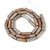Natural Shoushan Stone Beads Strands G-T141-78B-2