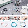  DIY Stretch Bracelets and Wire Wrapped Pendants Making Kits DIY-NB0001-99-4