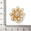 Brass Micro Pave Cubic Zirconia Pendant Bails KK-D378-21G-3