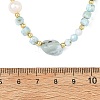 Natural Larimar Beaded Necklaces NJEW-JN06654-4