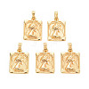 Rack Plating Brass Pendants KK-N233-197-1