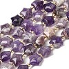 Natural Amethyst Beads Strands G-Z080-A34-10mm-2