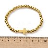 304 Stainless Steel Beaded Bracelets for Women BJEW-Z133-01G-3