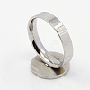 Fashionable 304 Stainless Steel Rings RJEW-J002-19mm-03-2