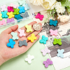   30Pcs 15 Colors Food Grade Eco-Friendly Silicone Beads SIL-PH0001-14-5