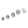 304 Stainless Steel Stud Earrings Findings STAS-CJ0001-52-2