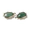 Natural Green Aventurine Pendants G-B009-02G-Q-2