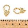 SHEGRACE Bras Micro Pave Clear Cubic Zirconia Lobster Claw Clasps XGRQ5F098-796G-3