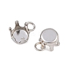 304 Stainless Steel Pendant Rhinestone Claw Charms Settings STAS-B121-01A-P-2
