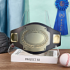 Folding Acrylic Display Stands for Champion Belts AJEW-BC0010-89-4